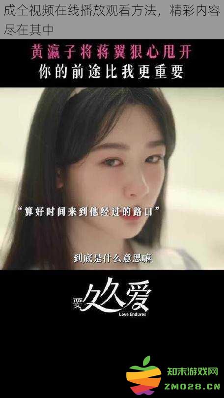 成全视频在线观看的详细方法，精彩内容等你来发现